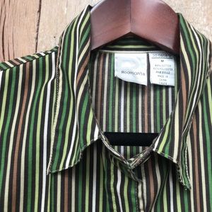 Vintage Roaman’s Striped Shirt M